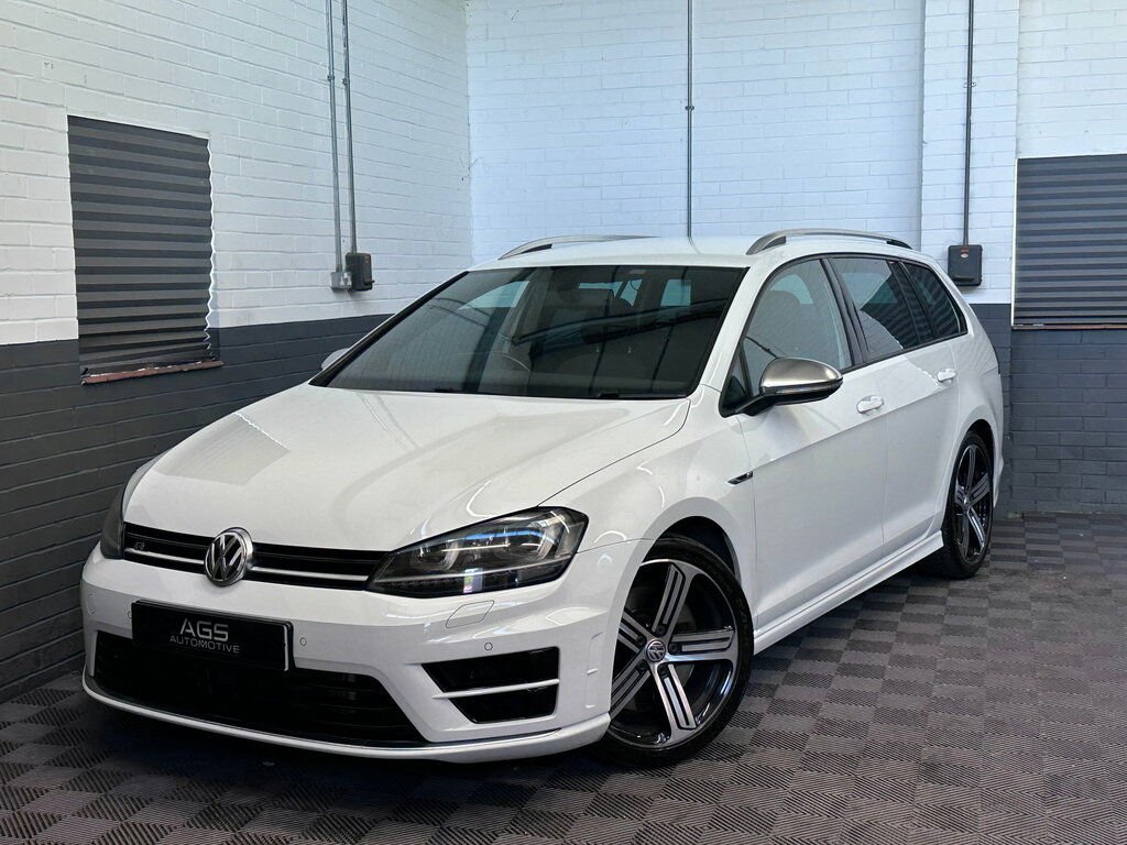 Volkswagen Golf 2.0 Tsi Bluemotion Tech R Estate Dsg 4M White