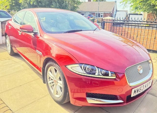 Jaguar XF 2.2D Luxury Saloon MW63KVY Red #3