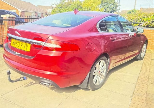 Jaguar XF 2.2D Luxury Saloon MW63KVY Red #2