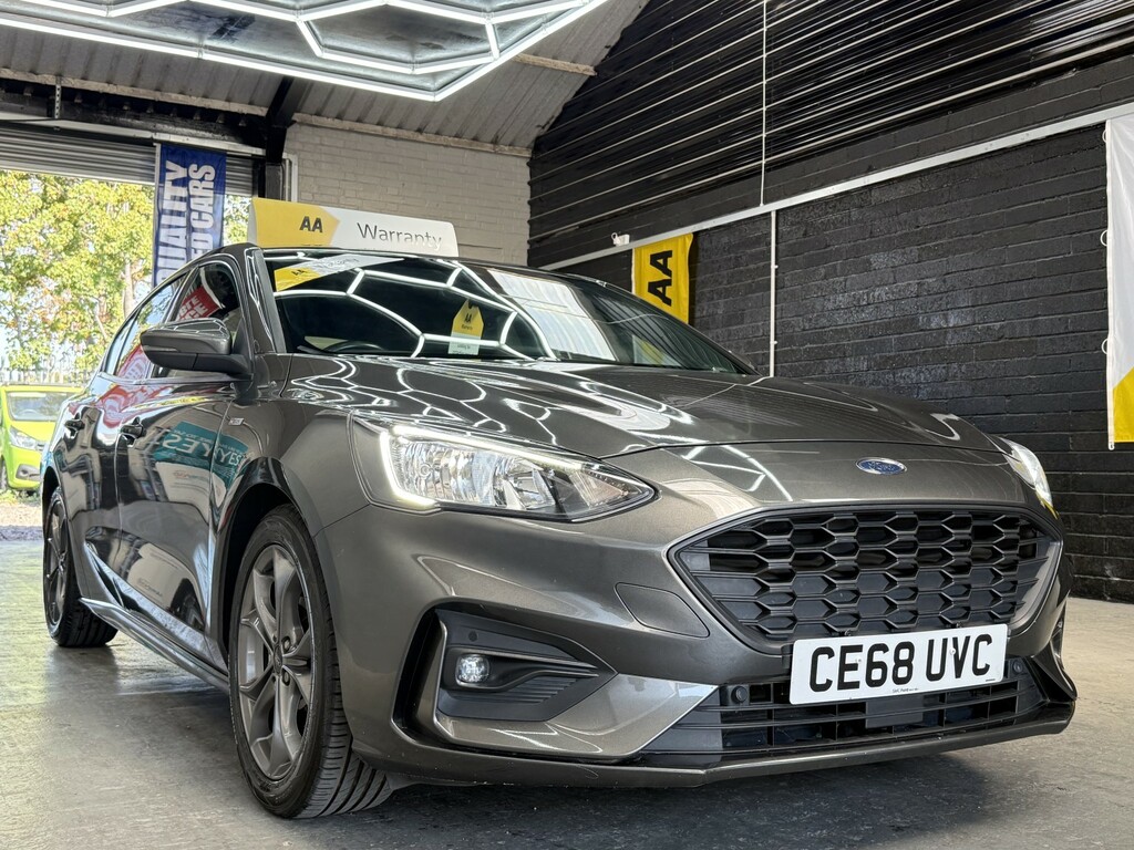 Ford Focus Hatchback 1.0 T Ecoboost St-line Apply For Financ CE68UVC Grey #6