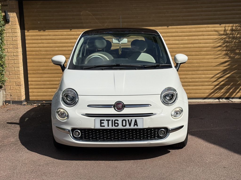 Fiat 500 Hatchback ET16OVA White #2