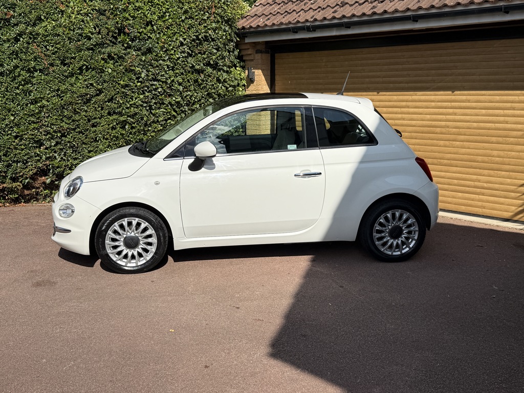 Fiat 500 Hatchback ET16OVA White #4