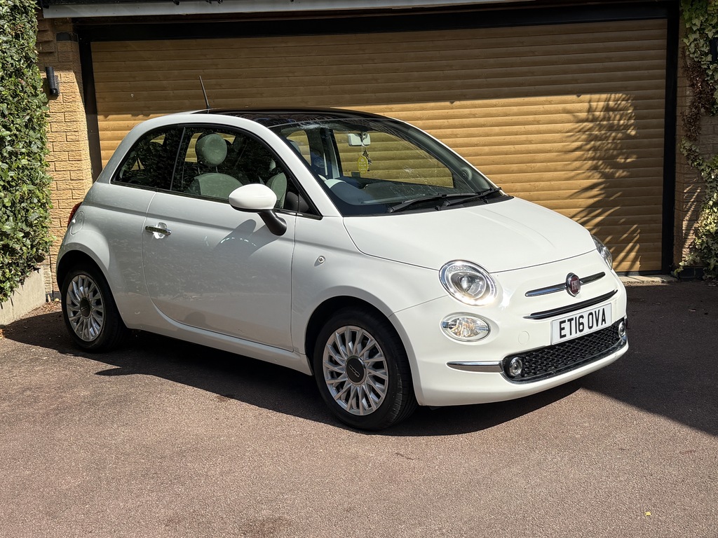 Fiat 500 Hatchback ET16OVA White