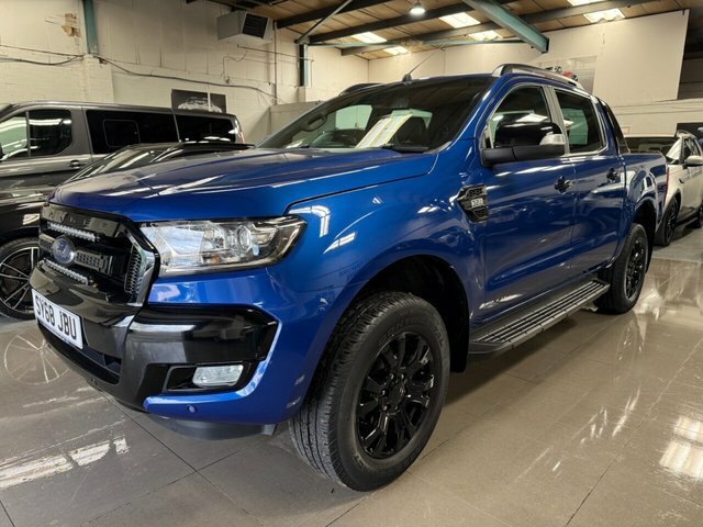 Ford Ranger 2018 3.2 Tdci Wildtrak Pickup Double Cab Diese SY68JBU Blue #2