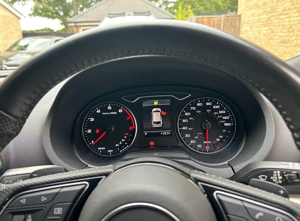 Audi A3 2.0 Tfsi S Line Sportback S Tronic Quattro Euro 6 Black #6