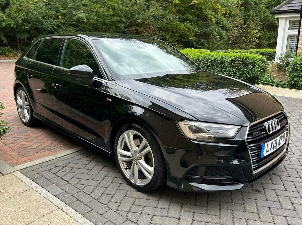 Audi A3 2.0 Tfsi S Line Sportback S Tronic Quattro Euro 6 Black #2