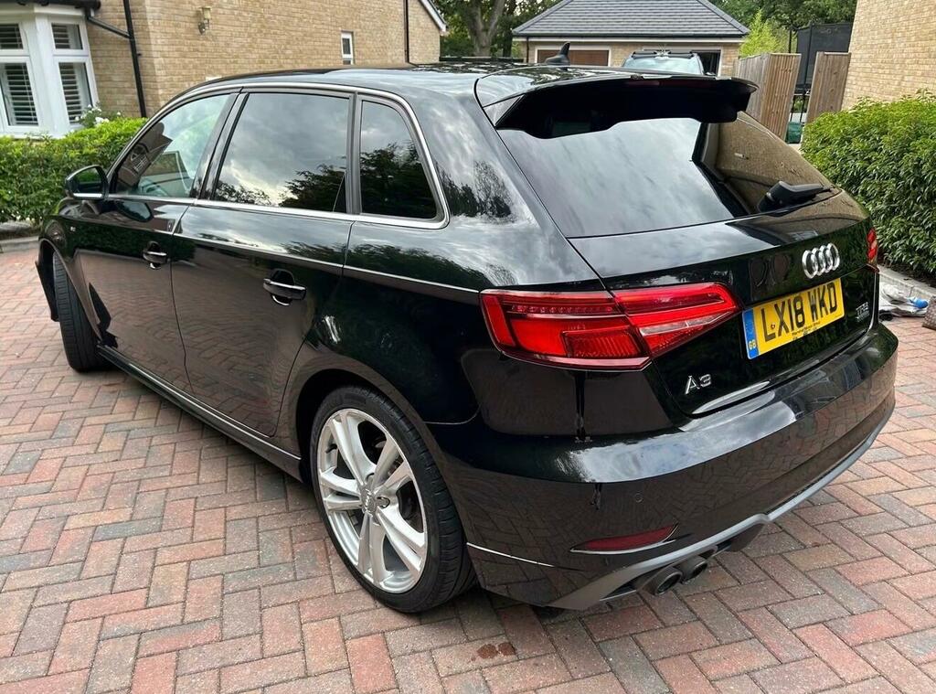 Audi A3 2.0 Tfsi S Line Sportback S Tronic Quattro Euro 6 Black #3