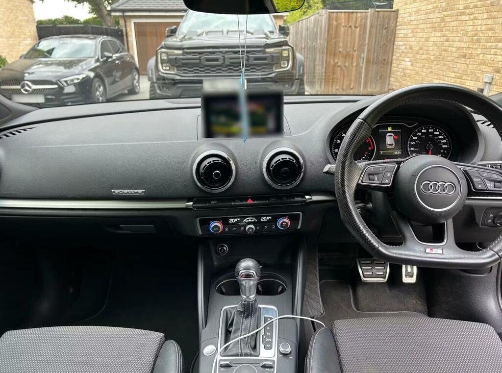 Audi A3 2.0 Tfsi S Line Sportback S Tronic Quattro Euro 6 Black #5