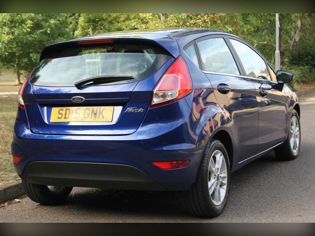 Ford Fiesta 1.25 Zetec Hatchback Euro 6 82 Blue #4