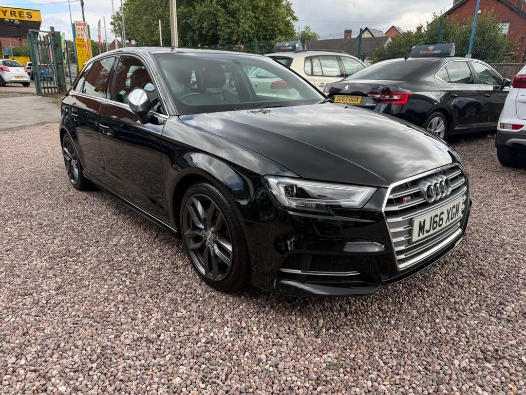 Audi S3 2.0 Tfsi Sportback S Tronic Quattro Euro 6 S S Black