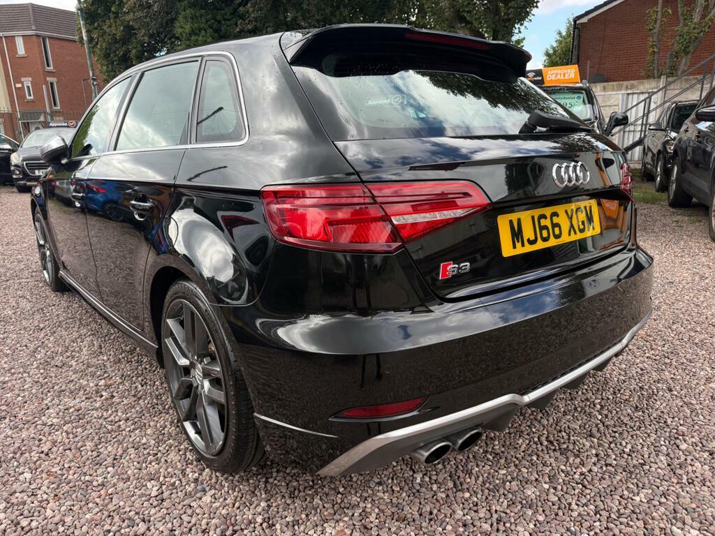 Audi S3 2.0 Tfsi Sportback S Tronic Quattro Euro 6 S S Black #4