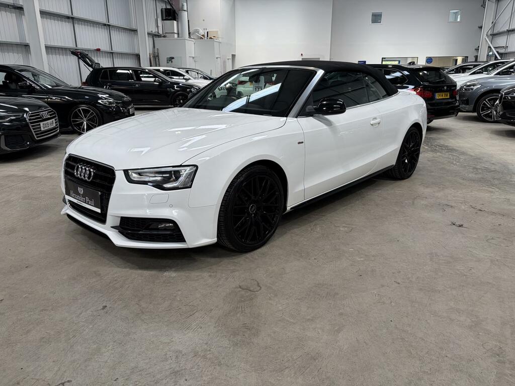 Audi A5 2.0 Tdi S Line Special Edition Plus Convertible SL16WUU White #5