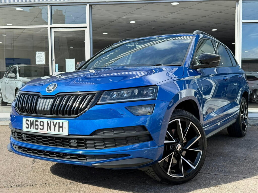 Skoda Karoq 2.0 Tsi Sportline Dsg 4Wd Euro 6 Ss Blue