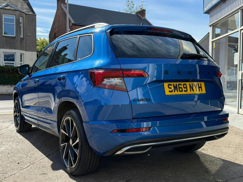 Skoda Karoq 2.0 Tsi Sportline Dsg 4Wd Euro 6 Ss Blue #4
