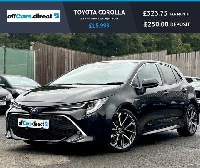 Toyota Corolla 1.8 Vvt-h Gpf Excel Hybrid Cvt Black