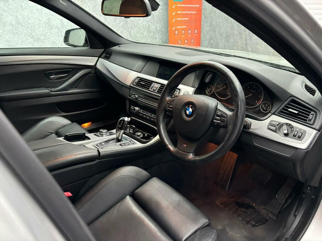 BMW 5 Series 2.0 520D M Sport Touring Steptronic Euro 5 Ss 5 Silver #4