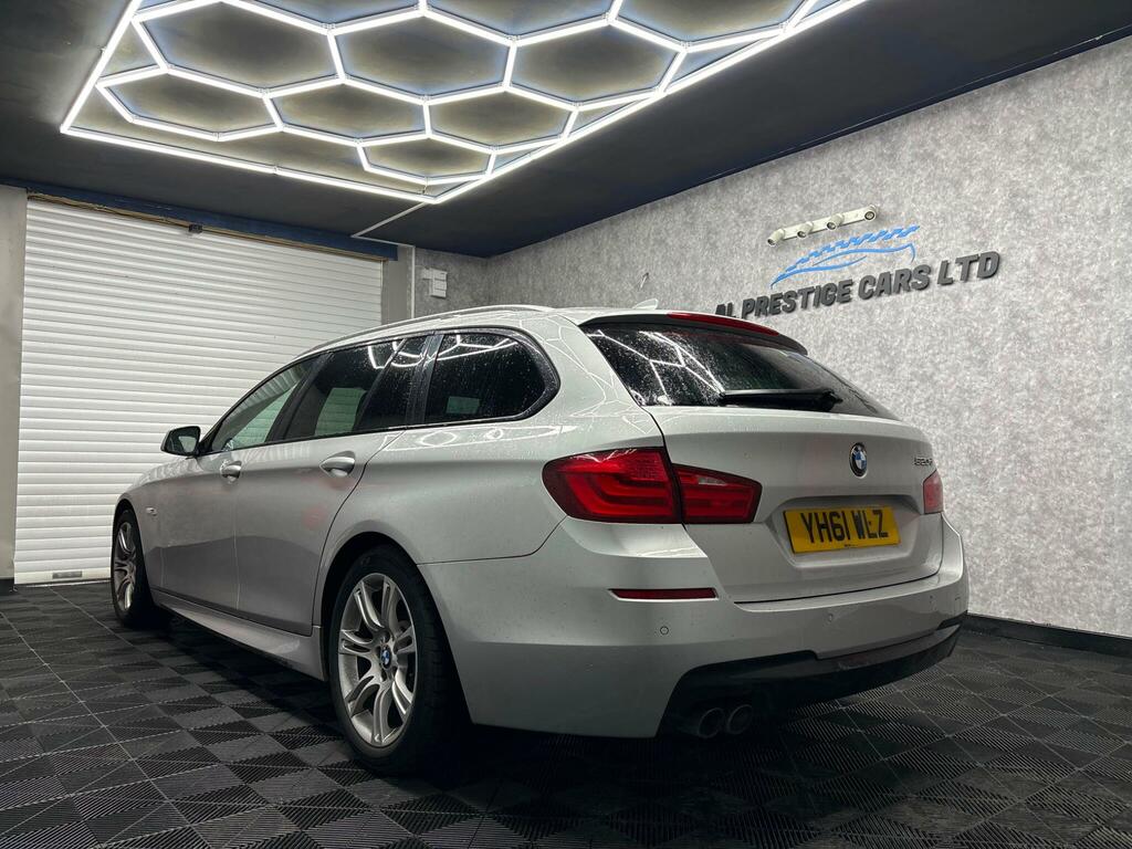 BMW 5 Series 2.0 520D M Sport Touring Steptronic Euro 5 Ss 5 Silver #3
