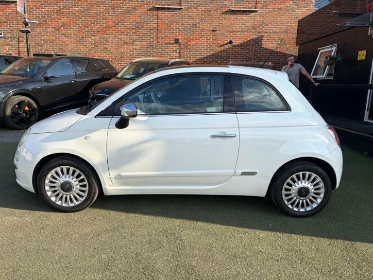 Fiat 500 Hatchback Blue #1