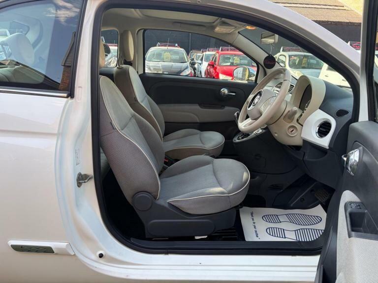 Fiat 500 Hatchback Blue #4