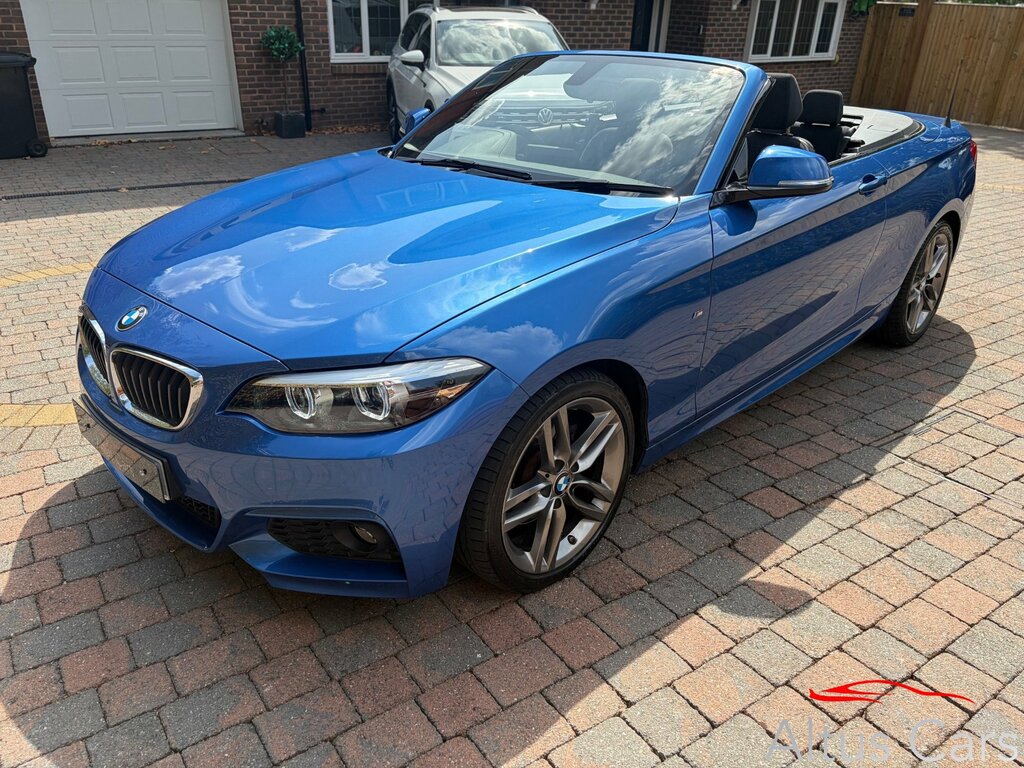 BMW 2 Series 2.0 220I M Sport Convertible Euro Blue #4