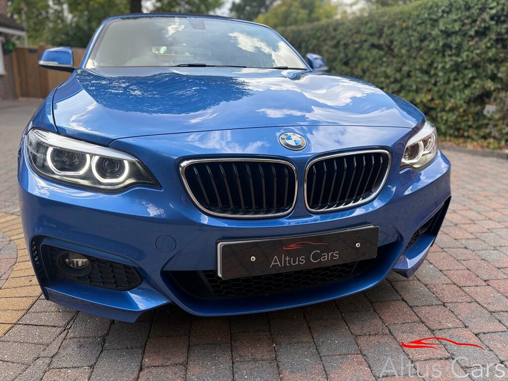 BMW 2 Series 2.0 220I M Sport Convertible Euro Blue #3