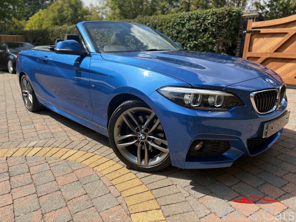 BMW 2 Series 2.0 220I M Sport Convertible Euro Blue