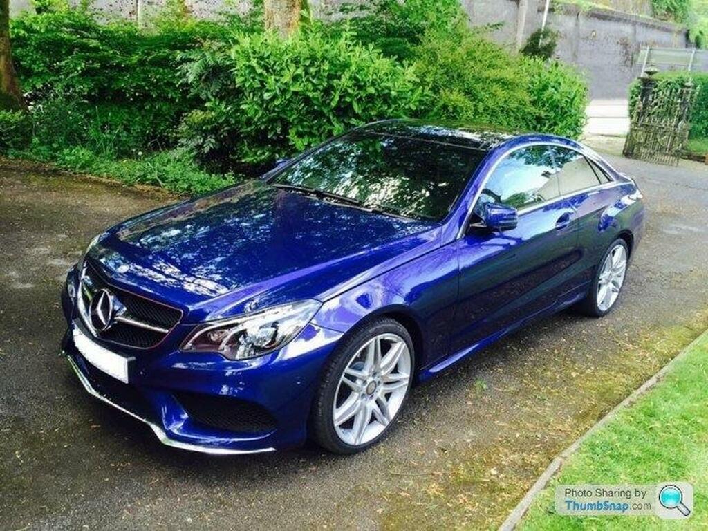Mercedes-Benz E Class Coupe 2.1 E220d Amg Line Edition G-tronic Euro 6 Blue