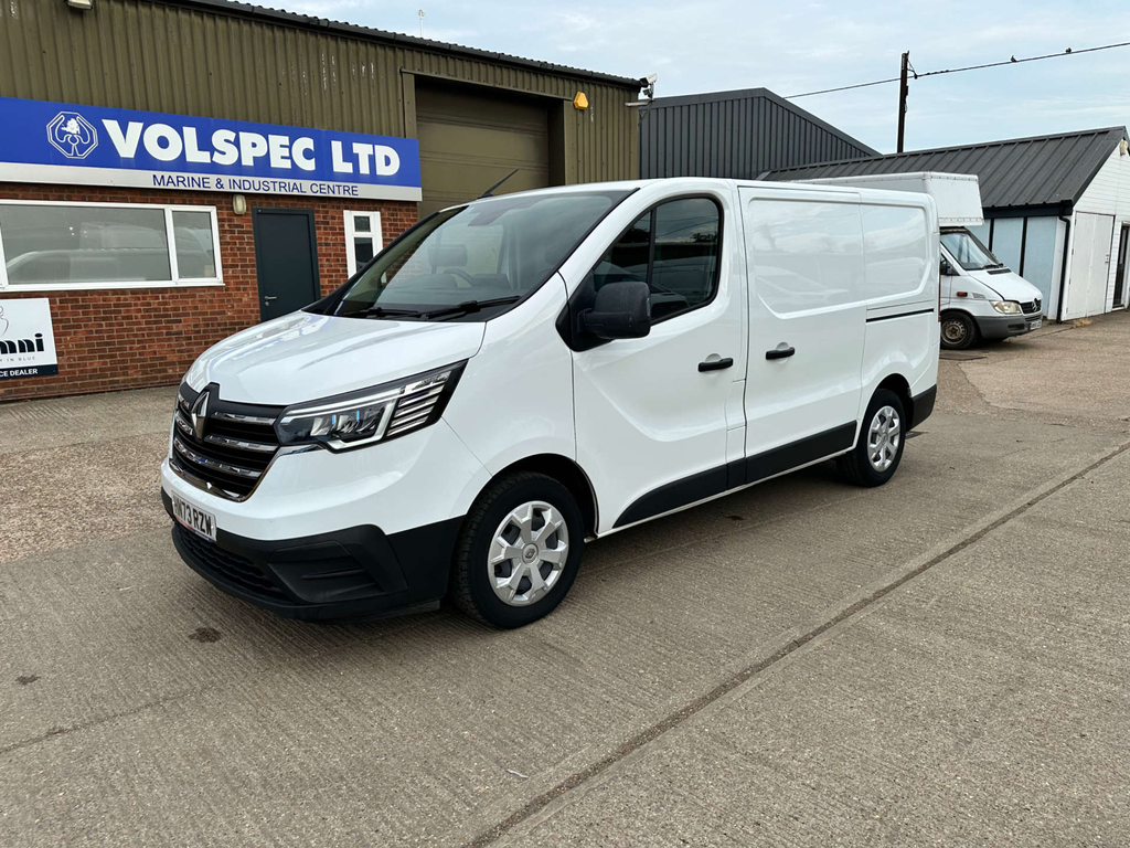 Renault Trafic Blue Sl30 Advance Panel Van L1 H1 Eu HN73RZW White #3