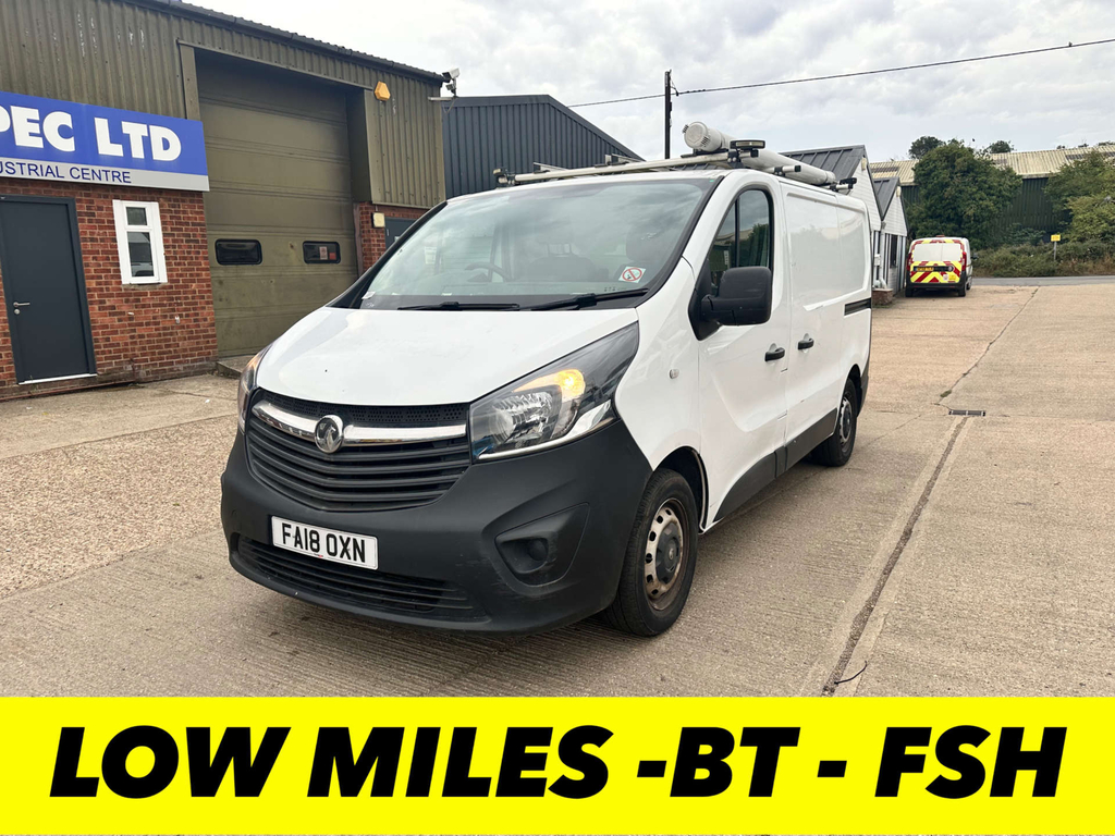 Vauxhall Vivaro 2900 Panel Van L1 H1 Euro 6 Ss White