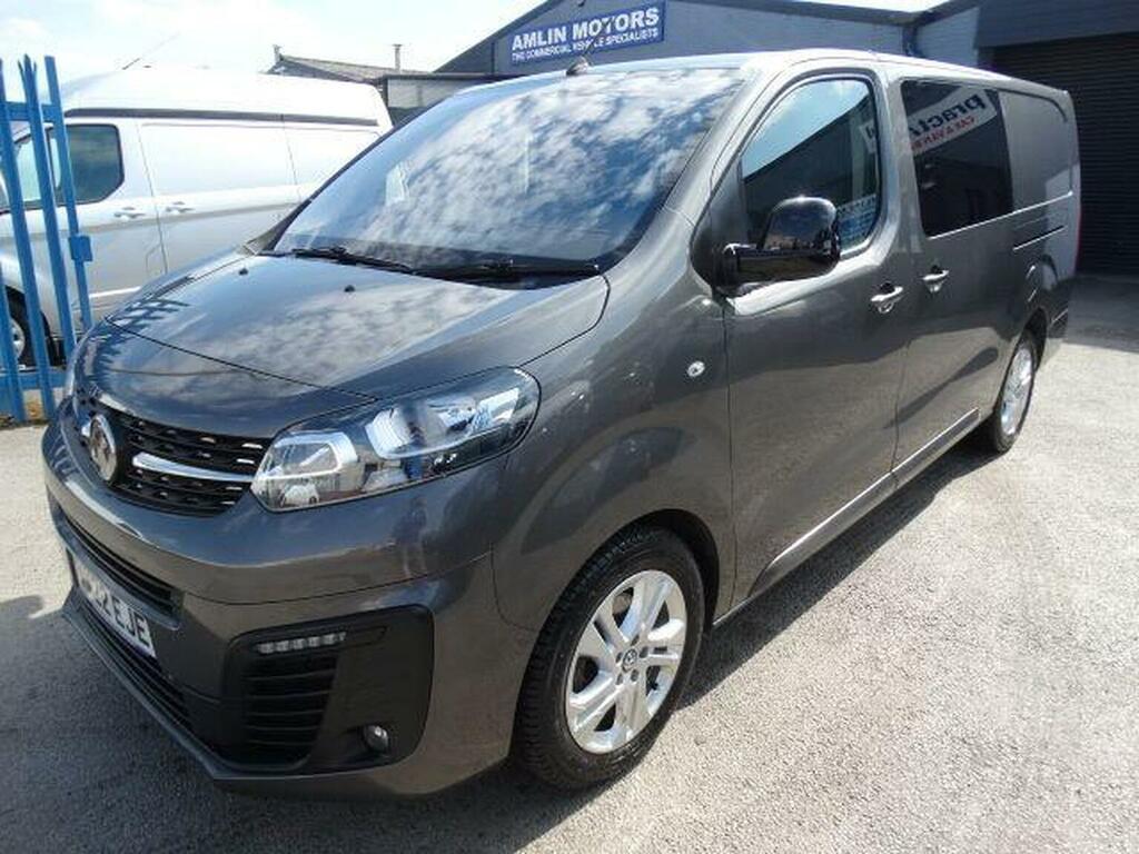 Vauxhall Vivaro 2.0 Turbo D 3100 Elite Crew Van L2 H1 Euro 6 Grey
