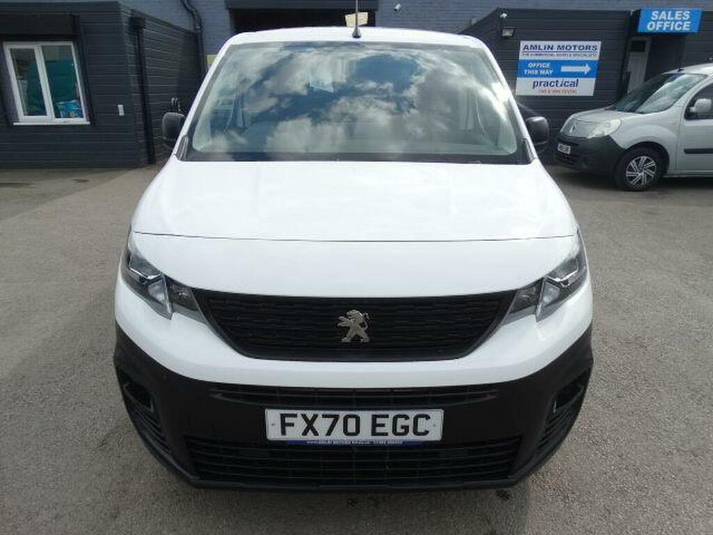 Peugeot Partner 1.5 Bluehdi 950 Professional Long Panel Van Lwb Eu FX70EGC White #2