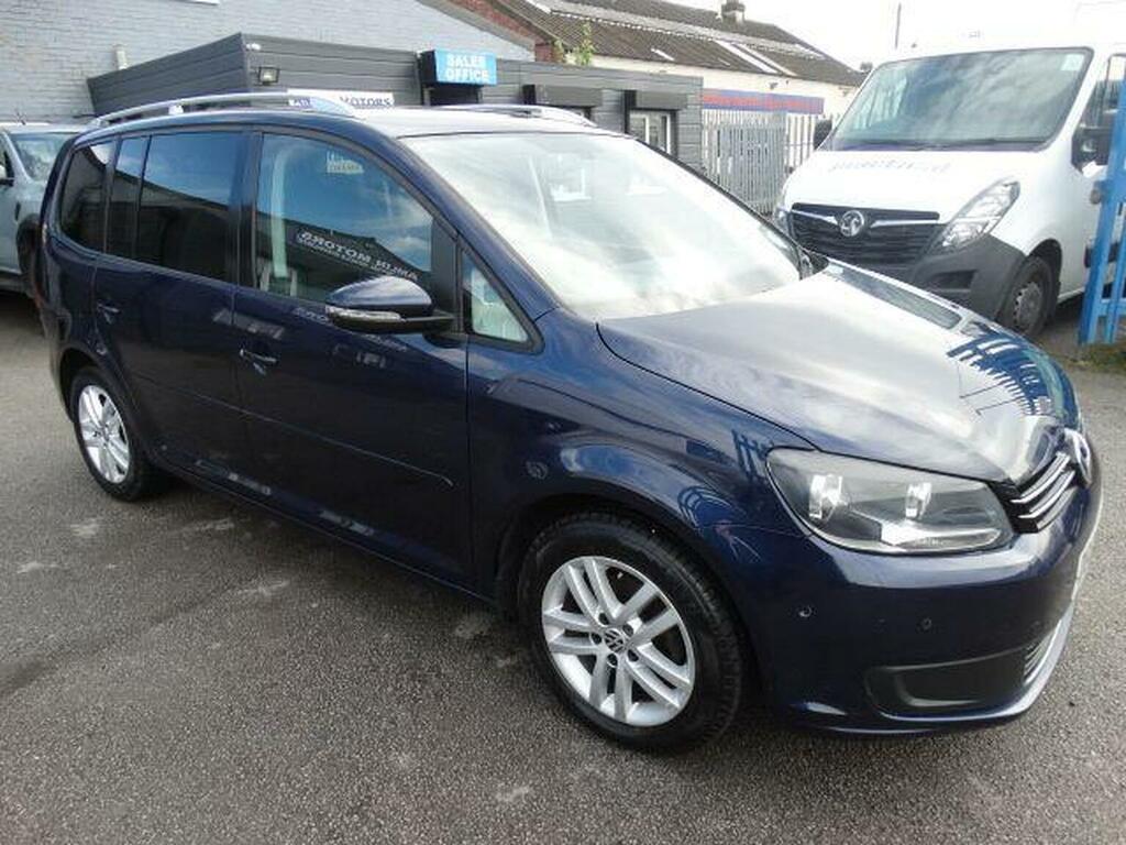 Volkswagen Touran 1.6 Tdi Se Euro 5 2013 DG63XCZ Blue #3