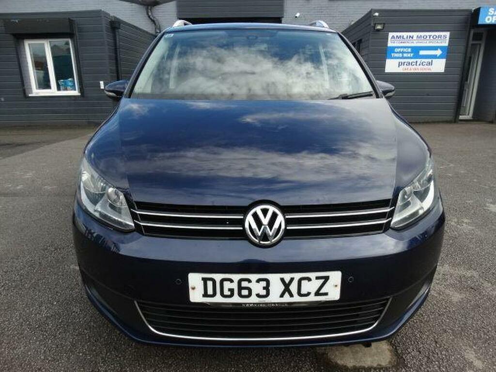 Volkswagen Touran 1.6 Tdi Se Euro 5 2013 DG63XCZ Blue #2