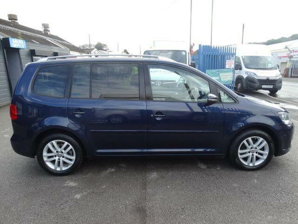Volkswagen Touran 1.6 Tdi Se Euro 5 2013 DG63XCZ Blue #4