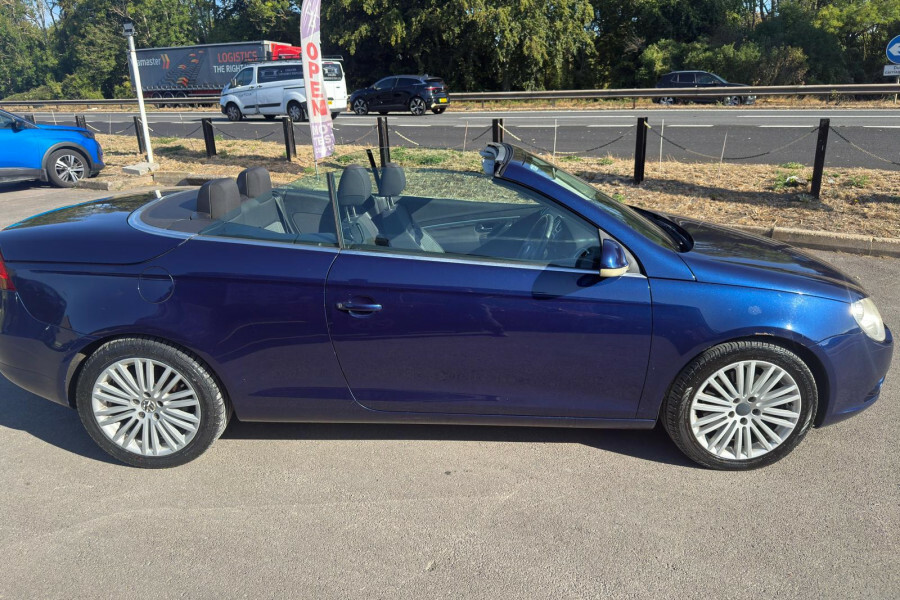 Volkswagen EOS Convertible Blue #4