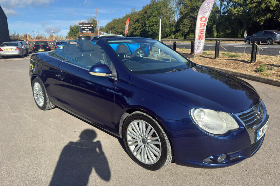 Volkswagen EOS Convertible Blue #3