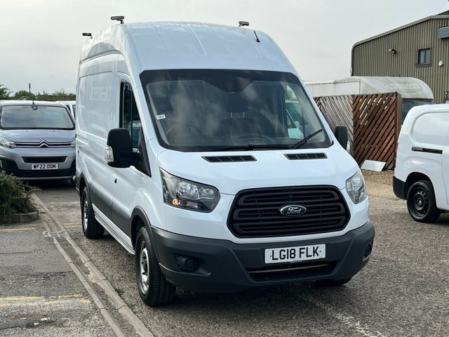 Ford Transit Custom 350 Ecoblue Panel Van LG18FLK White