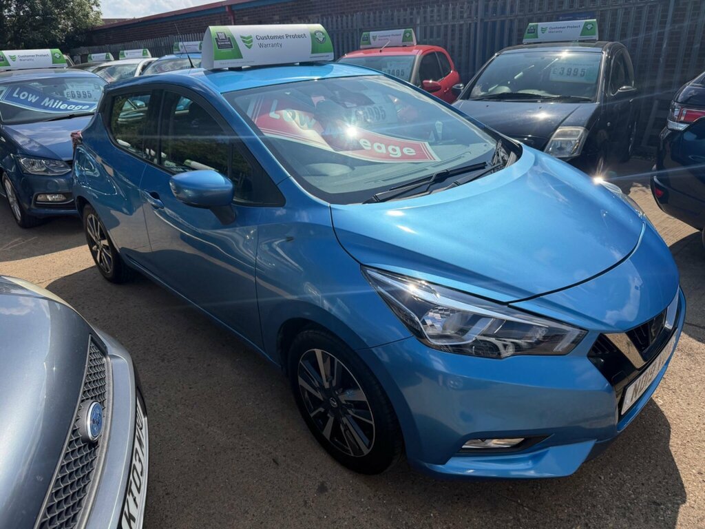 Nissan Micra 1.0 Ig Acenta Euro 6 Y111AWC Blue #3