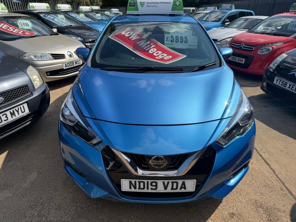 Nissan Micra 1.0 Ig Acenta Euro 6 Y111AWC Blue #2