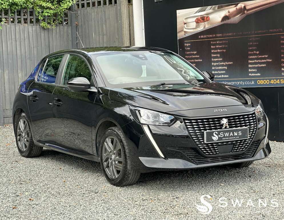 Peugeot 208 Hatchback 1.5 Bluehdi Active Premium Hatchback MT22KTV Black #6