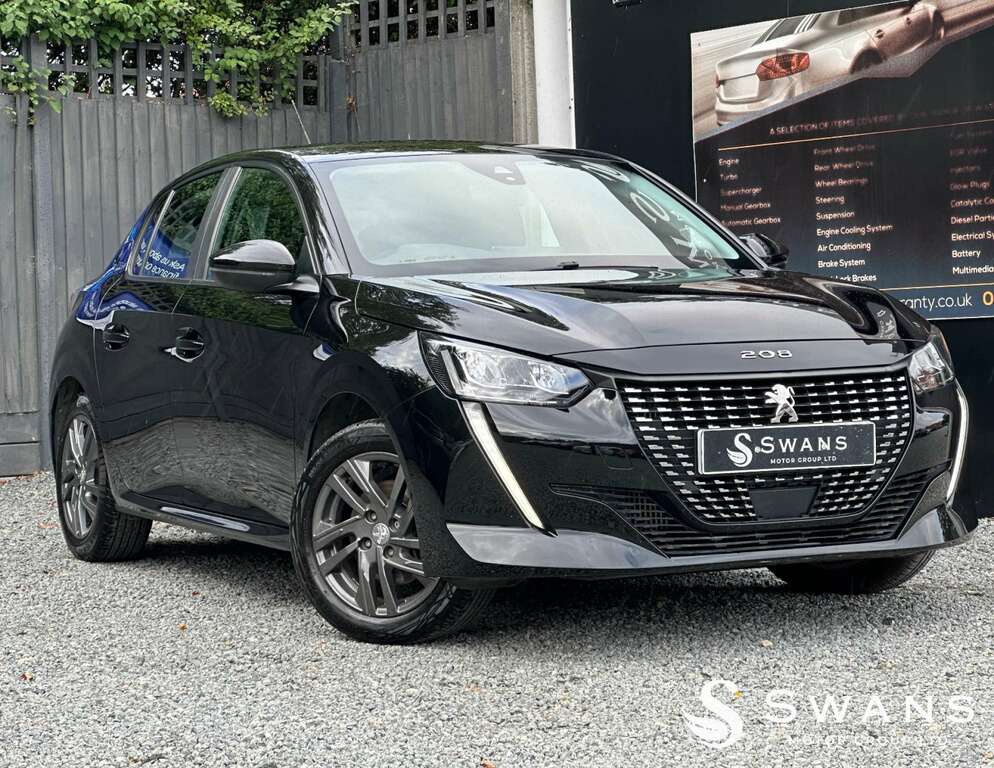 Peugeot 208 Hatchback 1.5 Bluehdi Active Premium Hatchback MT22KTV Black #4