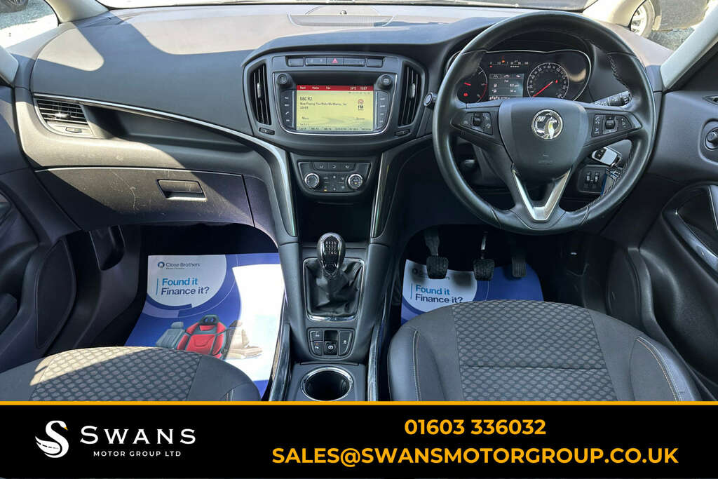 Vauxhall Zafira Tourer Mpv 1.6 Cdti Ecoflex Tech Line Mpv Manu Silver #2