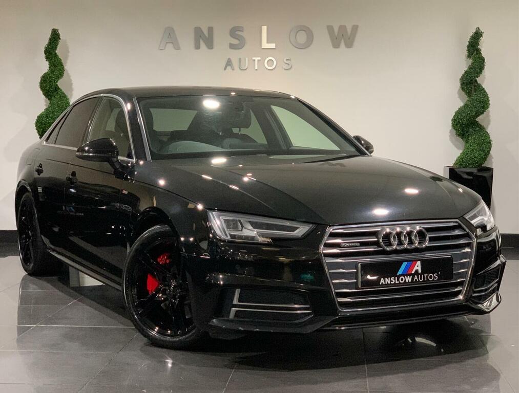 Audi A4 Saloon 2.0 Tfsi S Line S Tronic Quattro Euro 6 S Black
