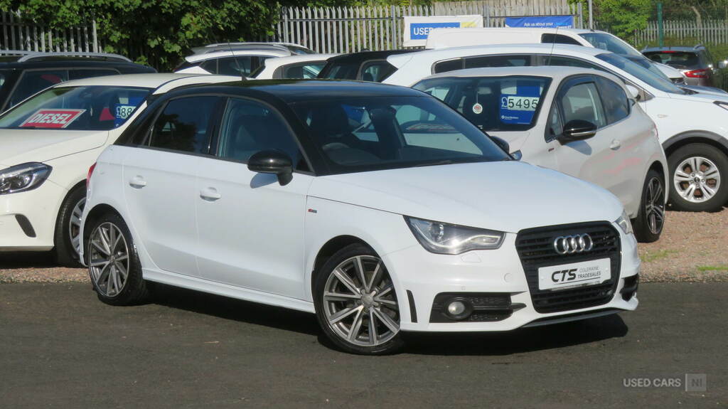 Audi A1 1.6 Tdi S Line Style Edition MGZ141 White