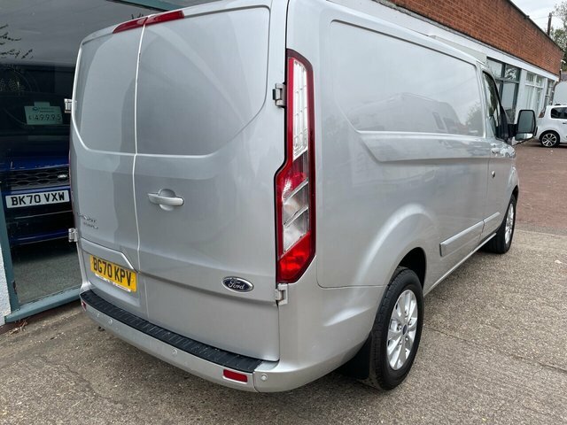 Ford Transit Custom 2.0 300 Ecoblue Limited Panel Van Manua BG70KPV Silver #4