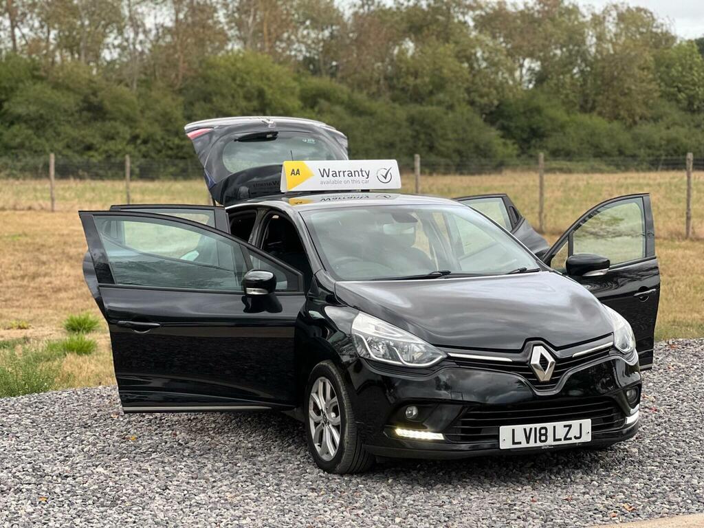 Renault Clio Hatchback 1.2 Tce Dynamique Nav Edc Euro 6 Ss 5 Black #4