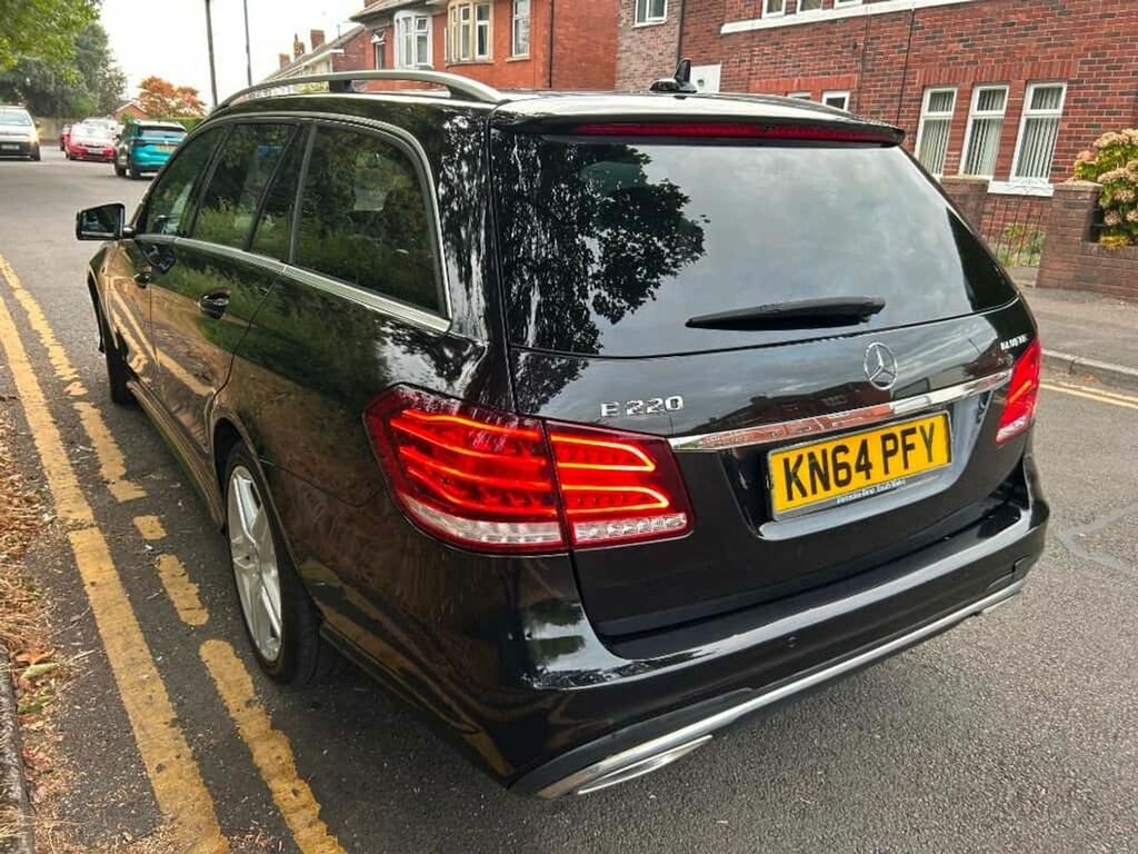 Mercedes-Benz E Class E220 Bluetec Amg Line KN64PFY Black #6