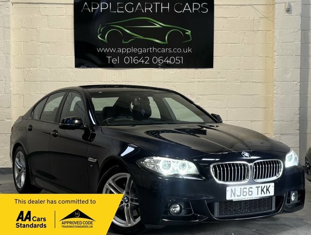 BMW 5 Series 520D M Sport Saloon Black