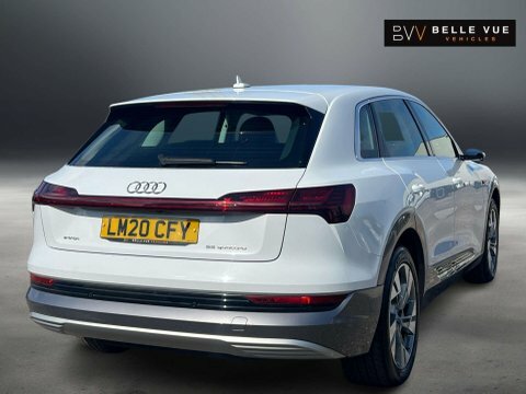 Audi E-tron E-tron 55 Quattro LM20CFY White #4
