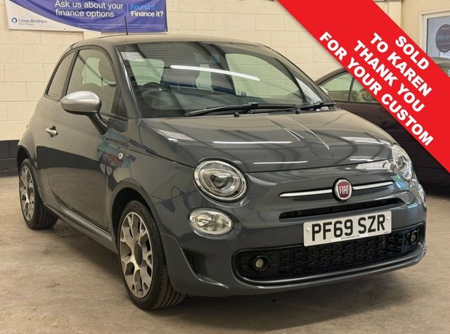 Fiat 500 1.2 Rock Star Navigation Hatchback M Grey